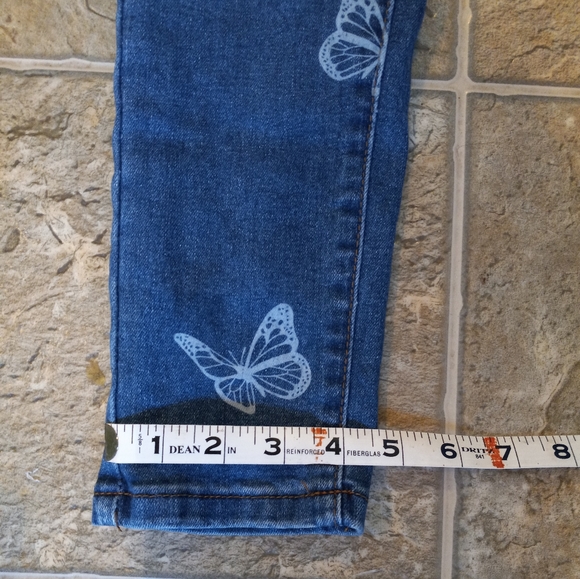 Revelation Blue Skinny Butterfly Jeans Size 2 - Picture 10 of 10